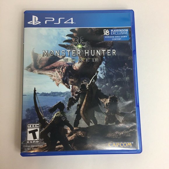 Monster Hunter World PlayStation 4 2018) PS4 CapCon Teen Video Game Dragons - Picture 7 of 12